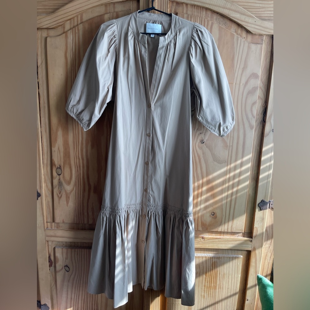 Brochu Walker Beige Maxi Dress size M